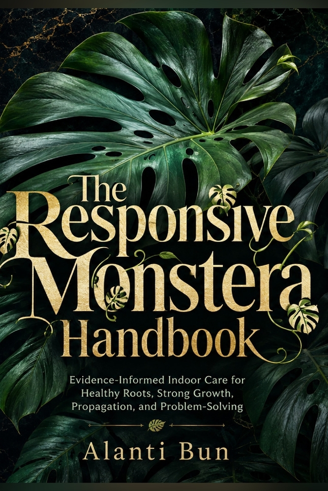 The Responsive Monstera Handbook: Evidence-Informed Indoor Care for Healthy Roots, Strong Growth, Propagation, and Problem-Solving cover