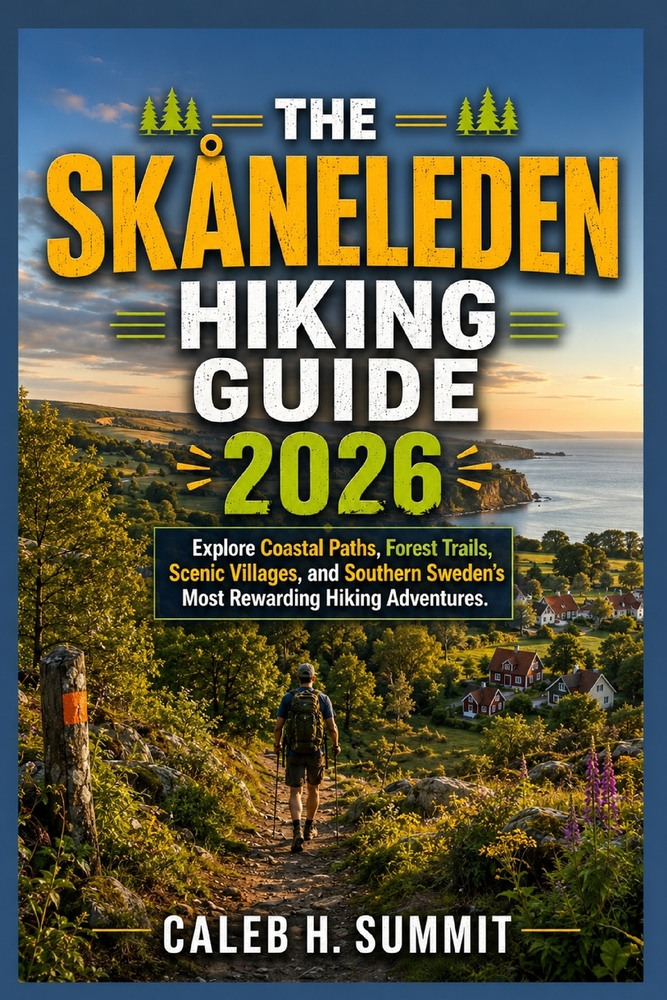 The Skåneleden Hiking Guide 2026: Explore Coastal Paths, Forest Trails, Scenic Villages, and Southern Sweden's Most Rewarding Hiking Adventures. cover