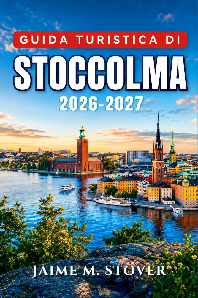 Guida Turistica di Stoccolma 2026-2027: Pianifica itinerari tra Gamla Stan, Djurgården e Södermalm con traghetti per l'arcipelago, scelta dei musei, c cover