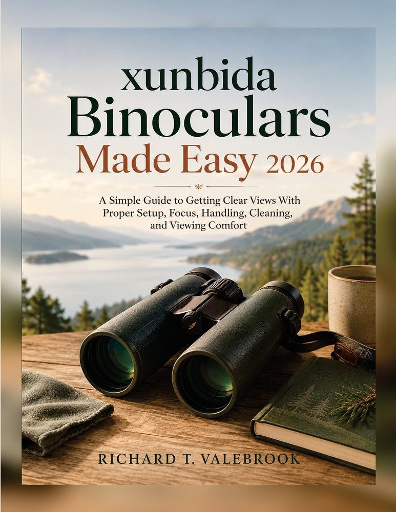 xunbida Binoculars Made Easy 2026: A Simple Guide to Getting Clear Views With Proper Setup, Focus, Handling, Cleaning, and Viewing Comfort cover