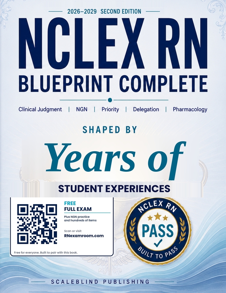 NCLEX RN Blueprint Complete: Shaped by 10 Years of Student Experiences cover