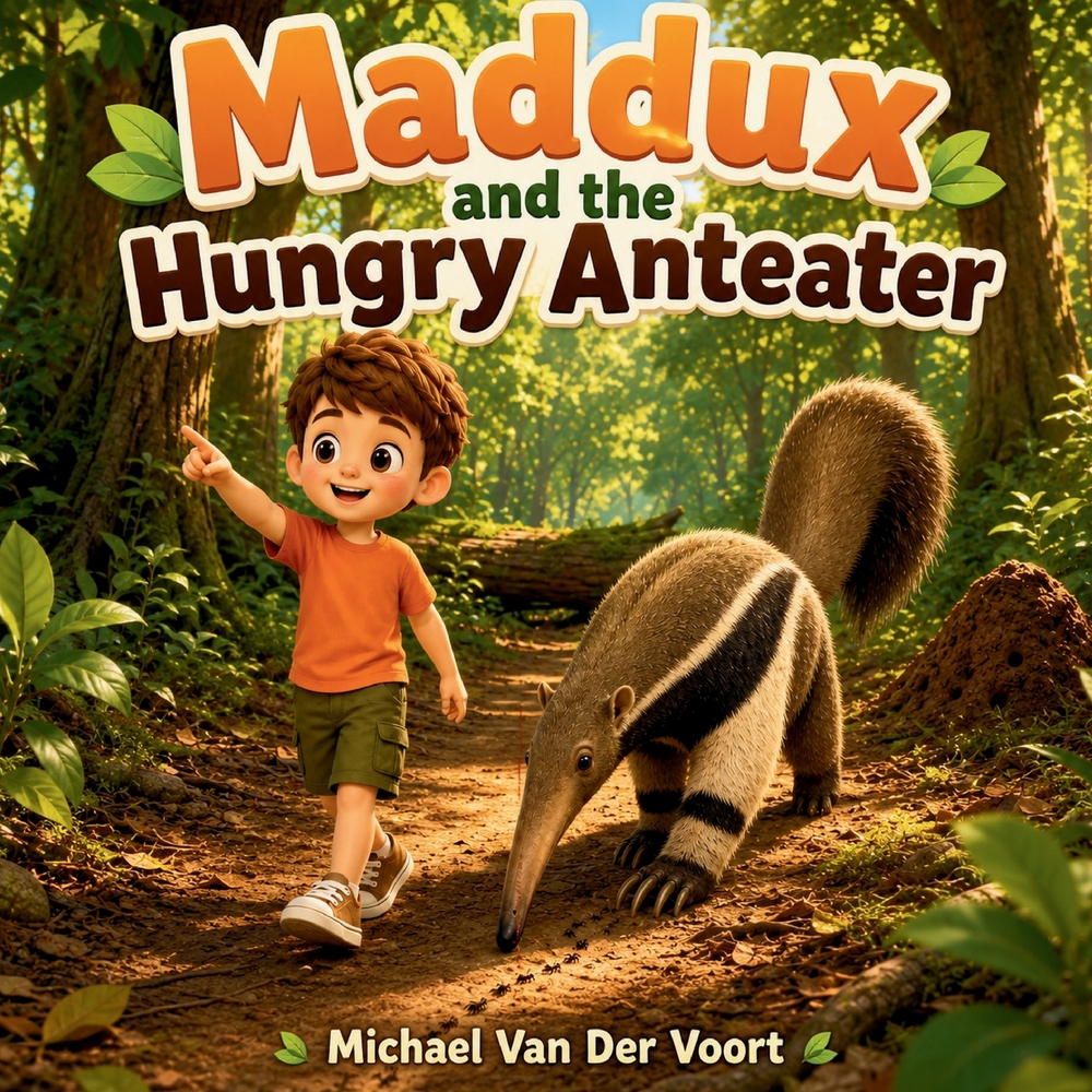 Maddux and the Hungry Anteater: Anteater Books for Kids - Animal Adventure Story - Kindness, Helping Animals and Problem Solving - Children's Books Ag cover