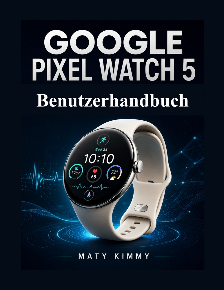 Google Pixel Watch 5 Benutzerhandbuch: Ein praktisches Handbuch für Einrichtung, Gemini, Gesundheit und tägliche Nutzung cover