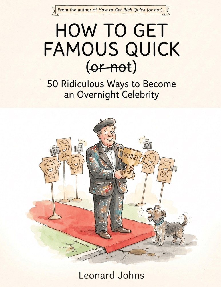 How to Get Famous Quick (or not): 50 Ridiculous Ways to Become an Overnight Celebrity cover