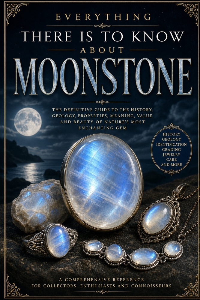 Everything There Is to Know About Moonstone: The Complete Guide to Moonstone, Adularescence, Identification, Varieties, Value, Collecting and Jewelry cover