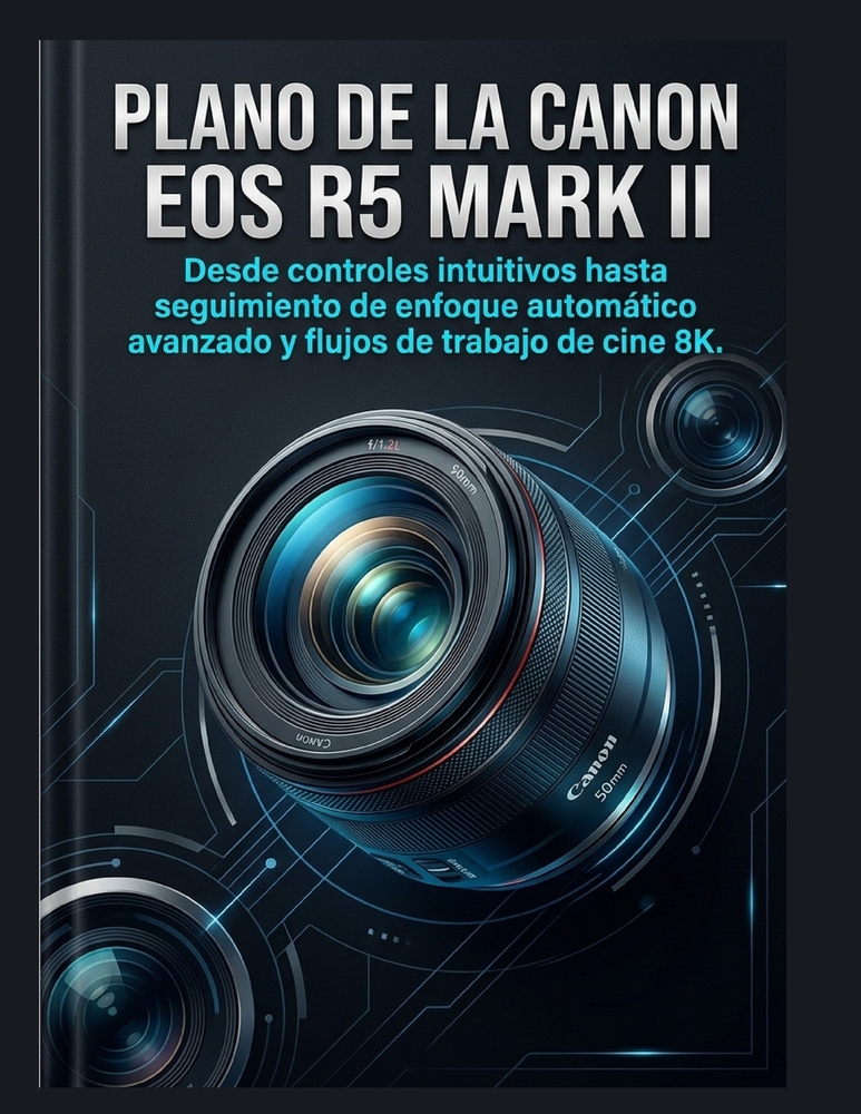 Plano de la Canon EOS R5 Mark II: Desde controles intuitivos hasta seguimiento de enfoque automático avanzado y flujos de trabajo de cine 8K. cover
