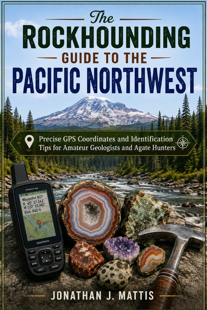 The Rockhounding Guide to the Pacific Northwest: Precise GPS Coordinates and Identification Tips for Amateur Geologists and Agate Hunters cover