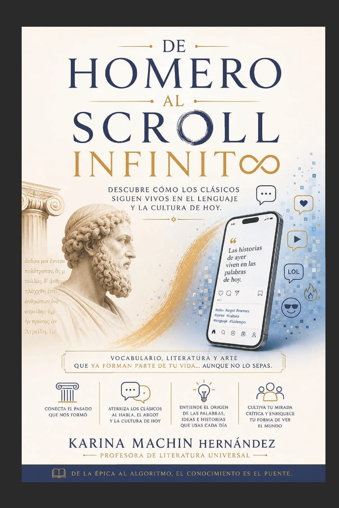 De Homero al scroll infinito: Vocabulario, literatura y arte que no sabías que ya usabas cover