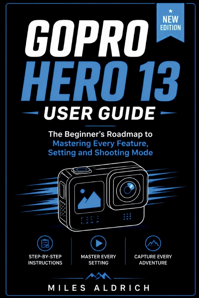 GoPro Hero 13 User Guide: The Beginner's Roadmap to Mastering Every Feature, Setting and Shooting Mode cover