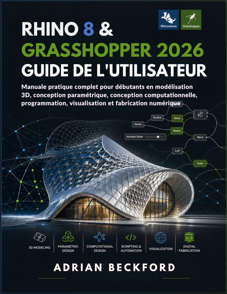 Rhino 8 & Grasshopper 2026 Guide de l'utilisateur cover
