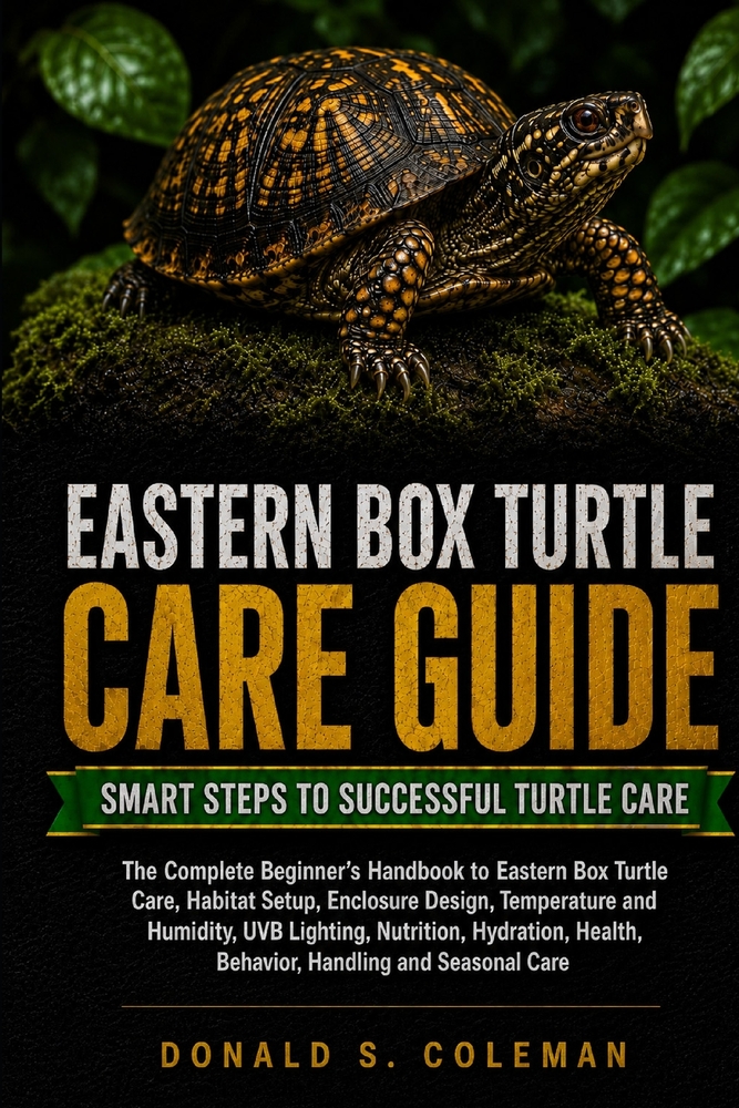 Eastern Box Turtle Care Guide: The Complete Beginner's Handbook to Eastern Box Turtle Care, Habitat Setup, Enclosure Design, Temperature and Humidity, cover