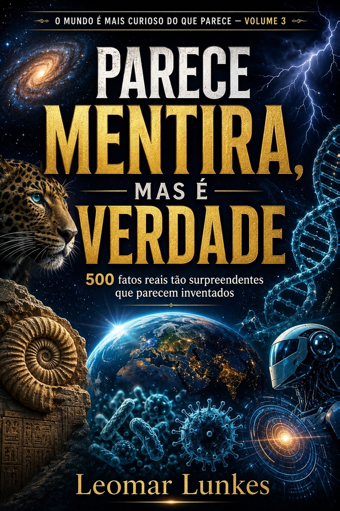 Parece Mentira, Mas É Verdade: 500 fatos reais tão surpreendentes que parecem inventados cover