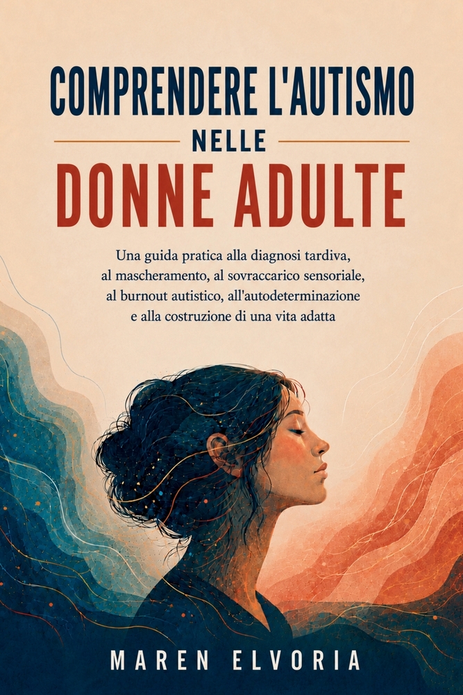 Comprendere l'autismo nelle donne adulte: Una guida pratica alla diagnosi tardiva, al mascheramento, al sovraccarico sensoriale, al burnout autistico, cover