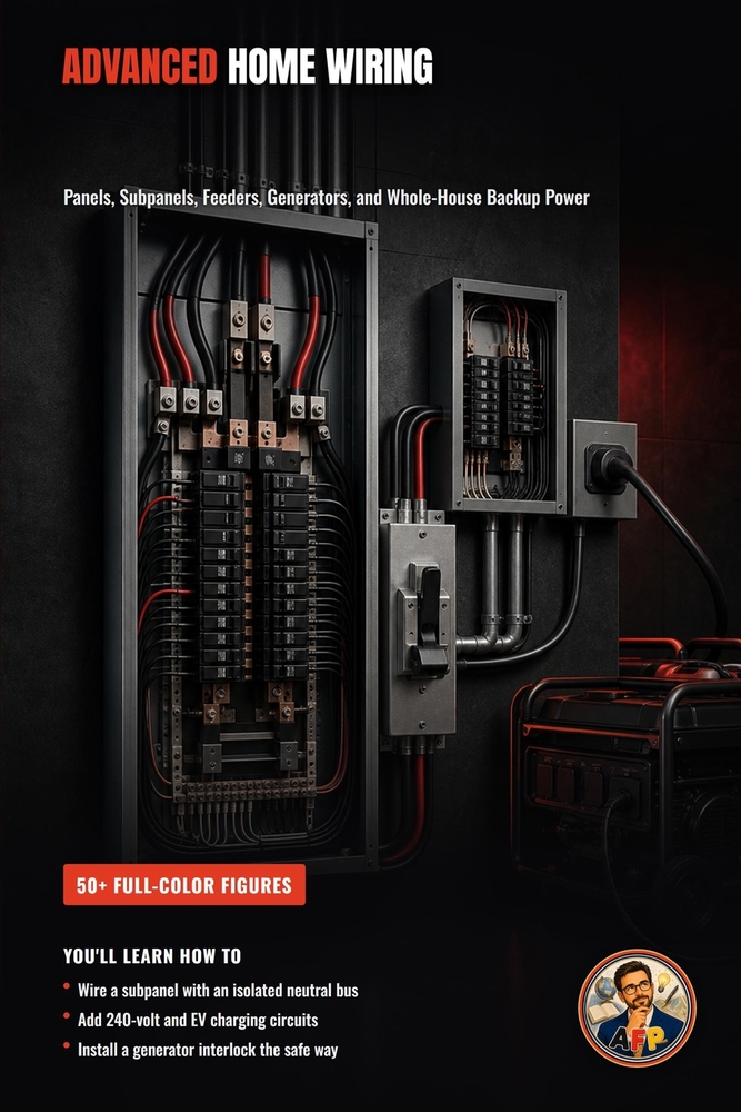 Advanced Home Wiring: Panels, Subpanels, Feeders, Generators, and Whole-House Backup Power cover