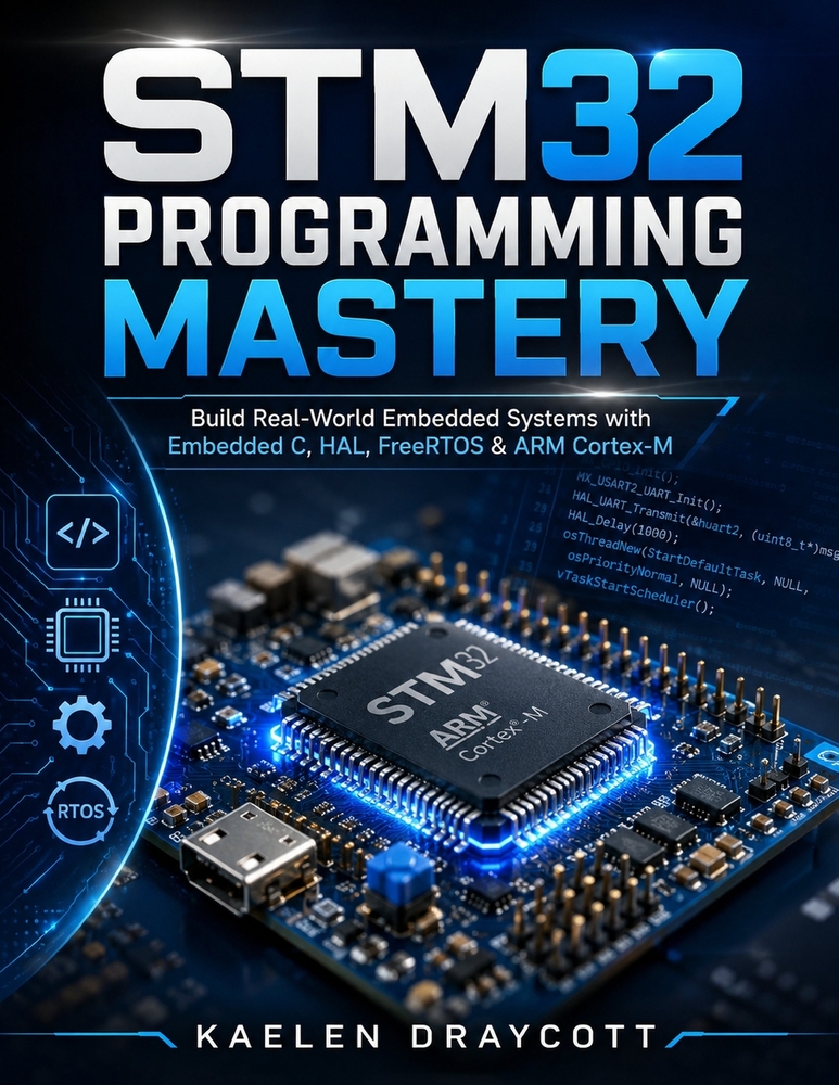 STM32 Programming Mastery: Build Real-World Embedded Systems with Embedded C, HAL, FreeRTOS & ARM Cortex-M cover