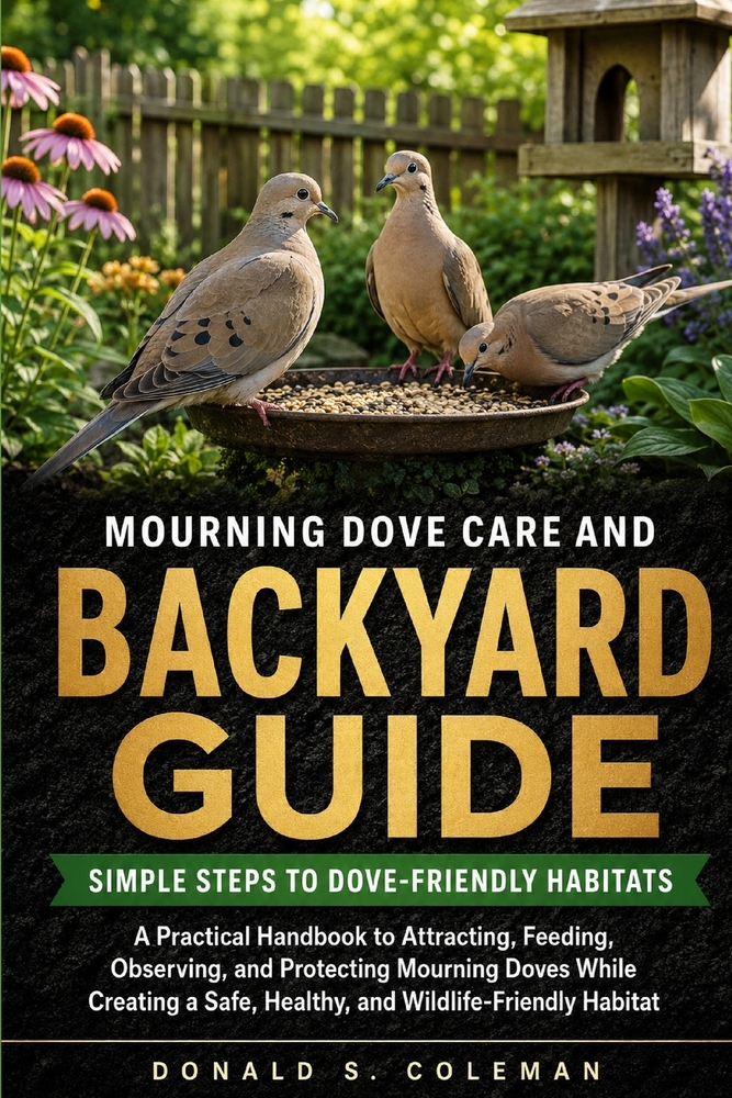 Mourning Dove Care and Backyard Guide: A Practical Handbook to Attracting, Feeding, Observing, and Protecting Mourning Doves While Creating a Safe, He cover