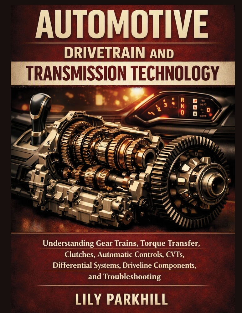 Automotive Drivetrain and Transmission Technology: Understanding Gear Trains, Torque Transfer, Clutches, Automatic Controls, CVTs, Differential System cover