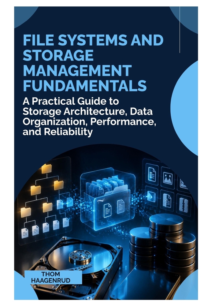 File Systems and Storage Management Fundamentals: A Practical Guide to Storage Architecture, Data Organization, Performance, and Reliability cover