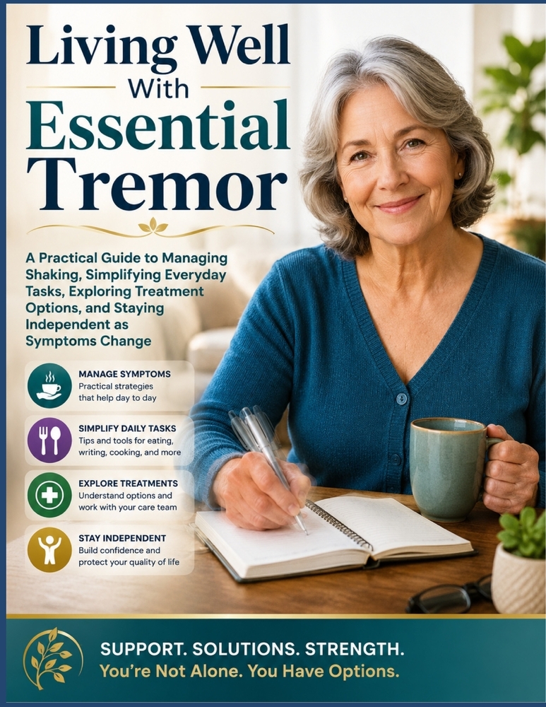 Living Well With Essential Tremor: A Practical Guide to Managing Shaking, Simplifying Everyday Tasks, Exploring Treatment Options, and Staying Indepen cover