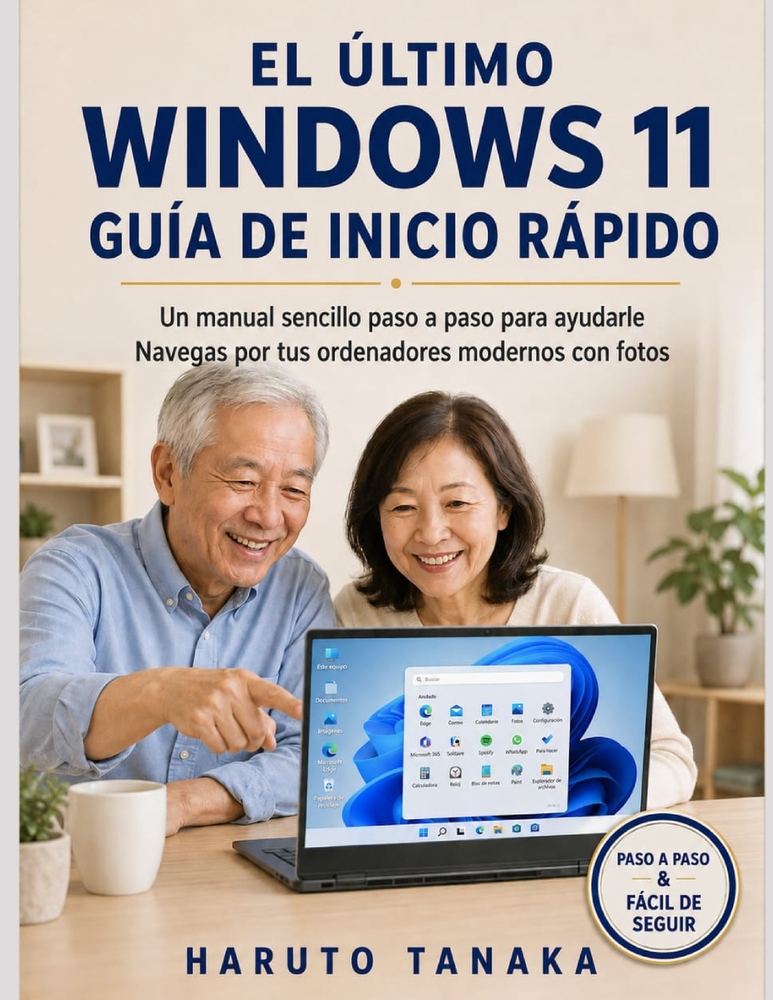 El Último Windows 11 Guía de Inicio Rápido: Un manual sencillo paso a paso para ayudarle Navegas por tus ordenadores modernos con fotos cover
