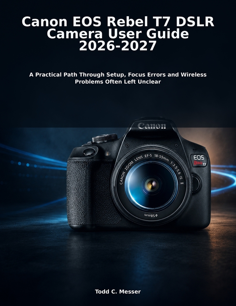 Canon EOS Rebel T7 DSLR Camera User Guide 2026-2027: A Practical Path Through Setup, Focus Errors and Wireless Problems Often Left Unclear cover