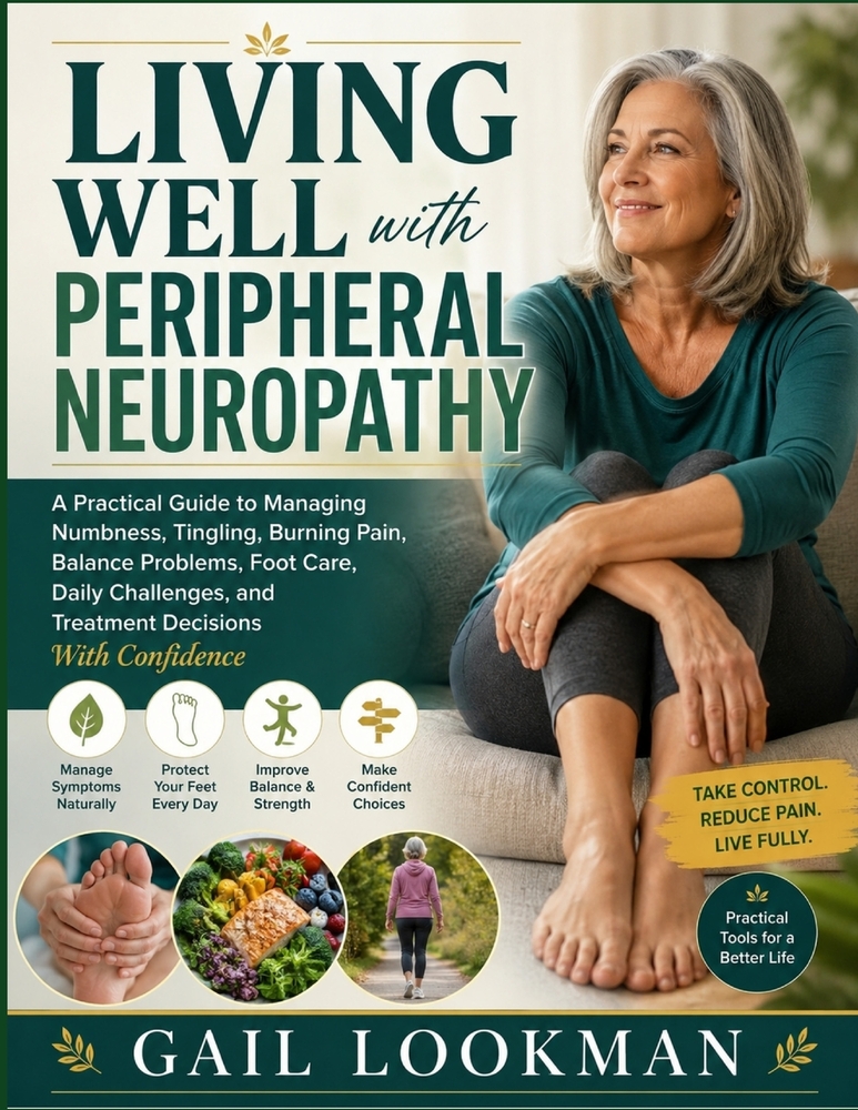 Living Well With Peripheral Neuropathy: A Practical Guide to Managing Numbness, Tingling, Burning Pain, Balance Problems, Foot Care, Daily Challenges, cover