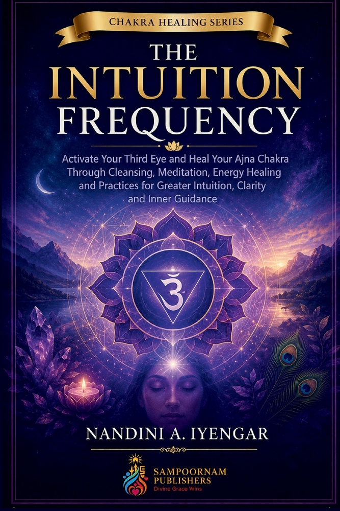 The Intuition Frequency: Activate Your Third Eye and Heal Your Ajna Chakra Through Cleansing, Meditation, Energy Healing and Practices for Greater Int cover