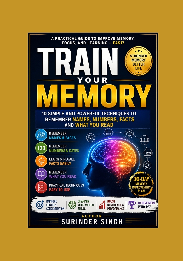 Train Your Memory: 10 Simple and Powerful Techniques to Remember Names, Numbers, Facts and What You Read cover