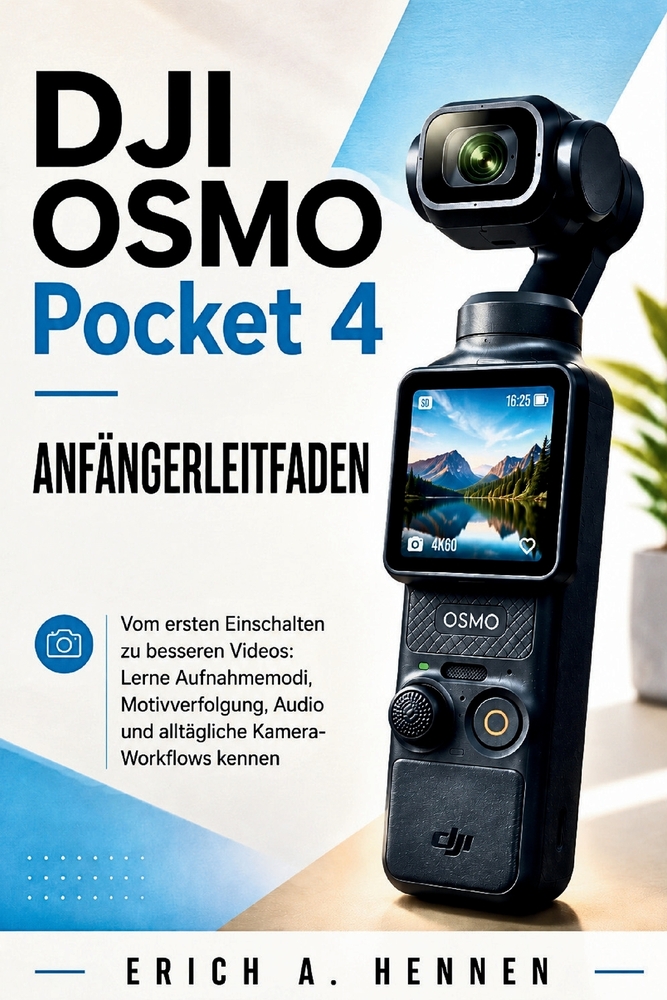 DJI OSMO Pocket 4 ANFÄNGERLEITFADEN: DJI OSMO Pocket 4 ANFÄNGERLEITFADEN cover