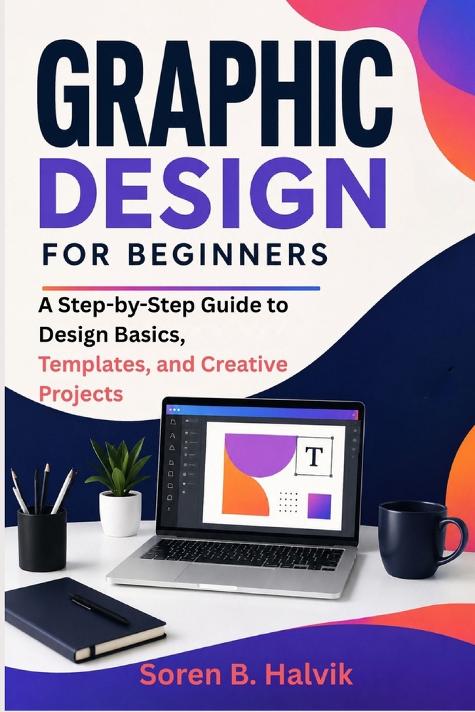 Graphic Design for Beginners: A Step-by-Step Guide to Design Basics, Templates, and Creative Projects cover