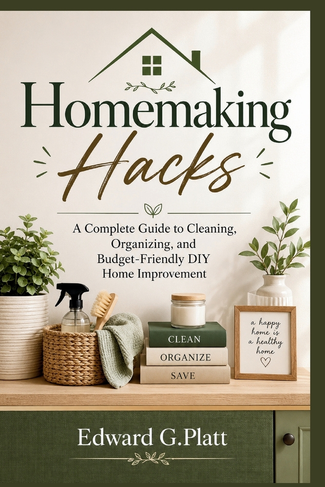 Homemaking Hacks: A Complete Guide to Cleaning, Organizing, and Budget-Friendly DIY Home Improvement cover