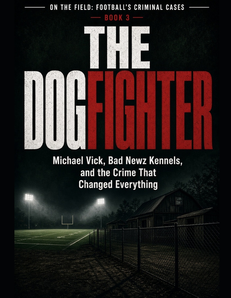 The Dogfighter: Michael Vick, Bad Newz Kennels, and the Crime That Changed Everything Series Name: On the Field: Football's Criminal Cases Series Numb cover