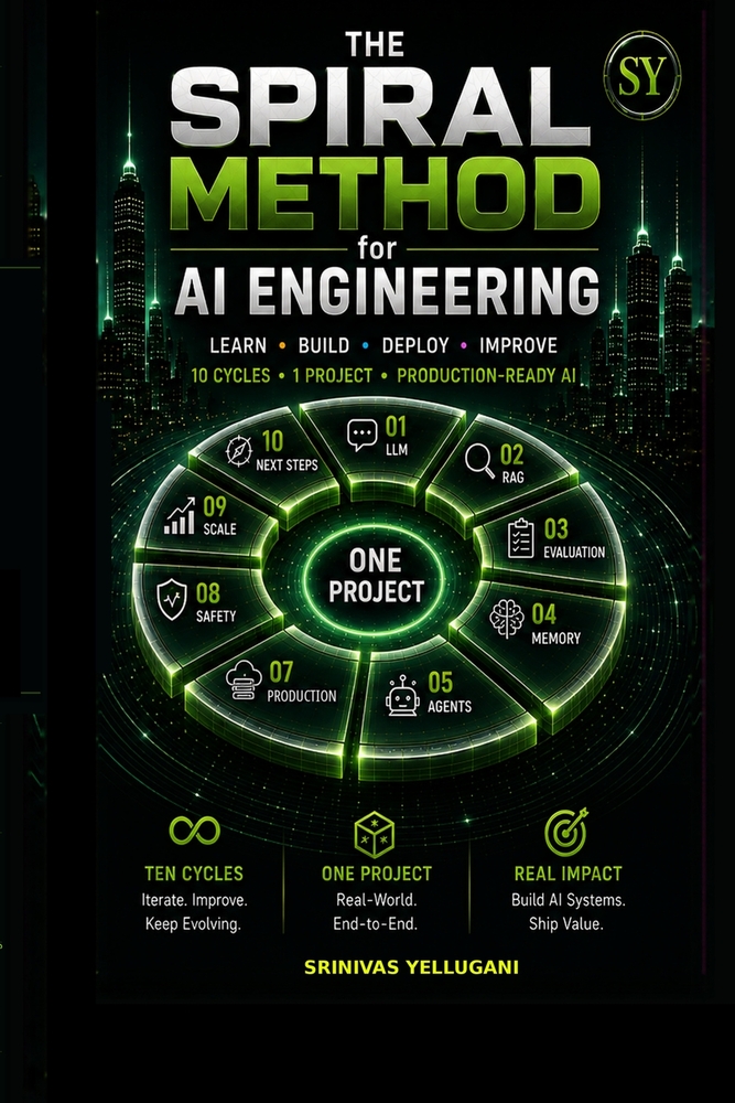 The Spiral method for AI engineering: Learn Build Deploy Improve cover
