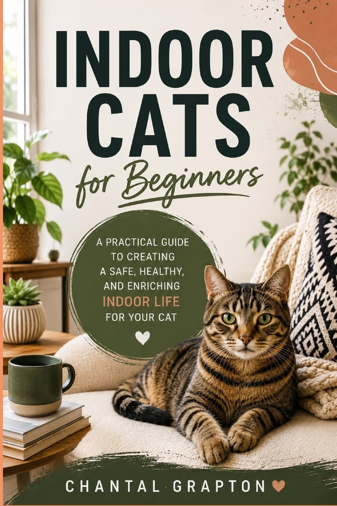 Indoor Cats for Beginners: A Practical Guide to Creating a Safe, Healthy, and Enriching Indoor Life for Your Cat cover