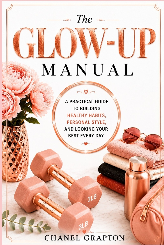 The Glow-Up Manual: A Practical Guide to Building Healthy Habits, Personal Style, and Looking Your Best Every Day cover