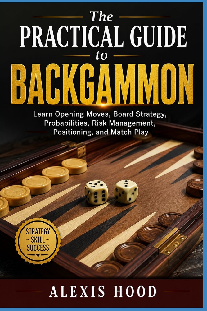 The Practical Guide to Backgammon: Learn Opening Moves, Board Strategy, Probabilities, Risk Management, Positioning, and Match Play cover