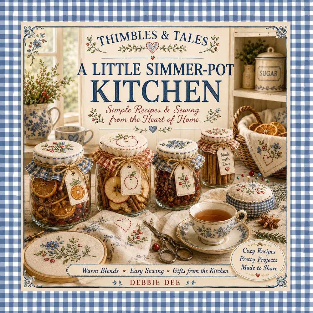 Thimbles & Tales A Little Simmer-Pot Kitchen: Simple recipes & Sewing from the Heart of the Home cover