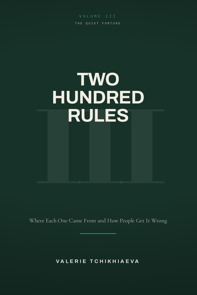 Two Hundred Rules: Where Each One Came From, What It Means, and How People Get It Wrong cover