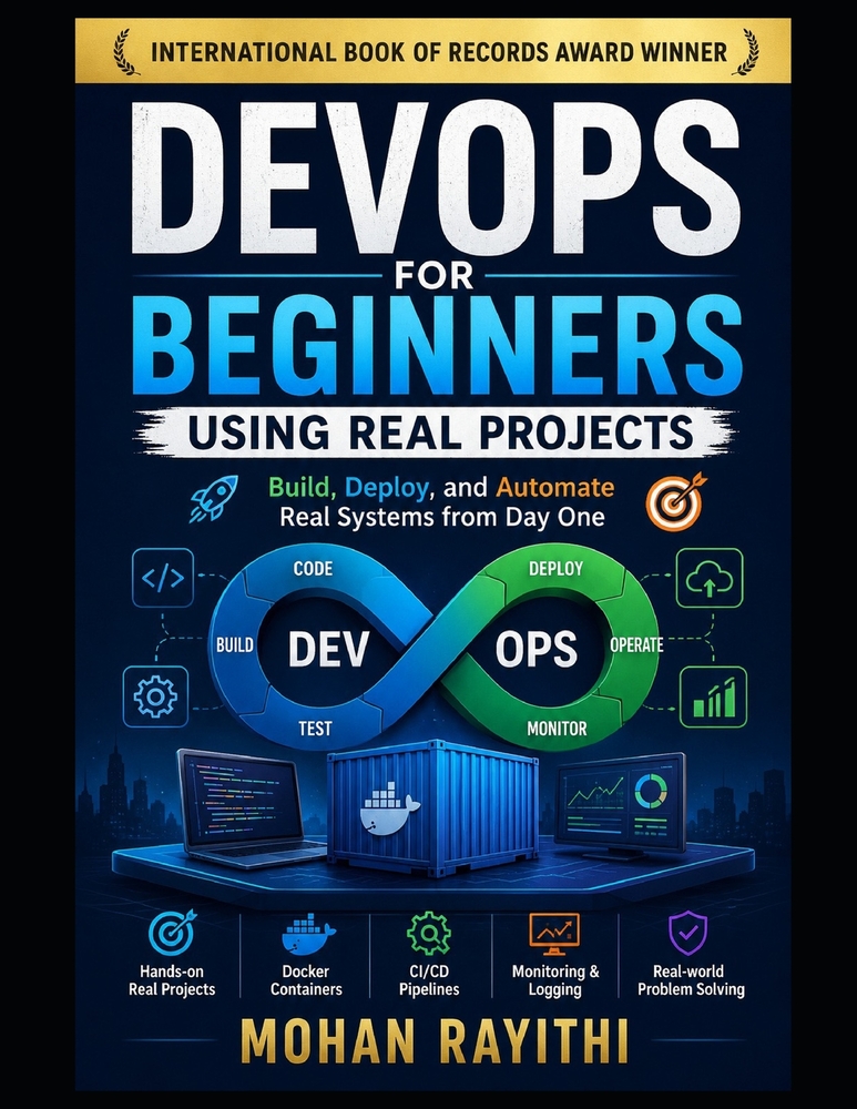 DevOps for Beginners Using Real Projects: Build, Deploy, and Automate Real Systems from Day One cover