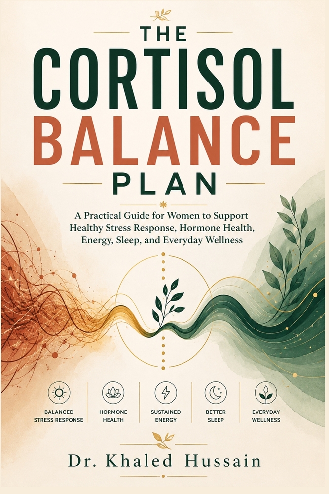 The Cortisol Balance Plan: A Practical Guide for Women to Support Healthy Stress Response, Hormone Health, Energy, Sleep, and Everyday Wellness cover
