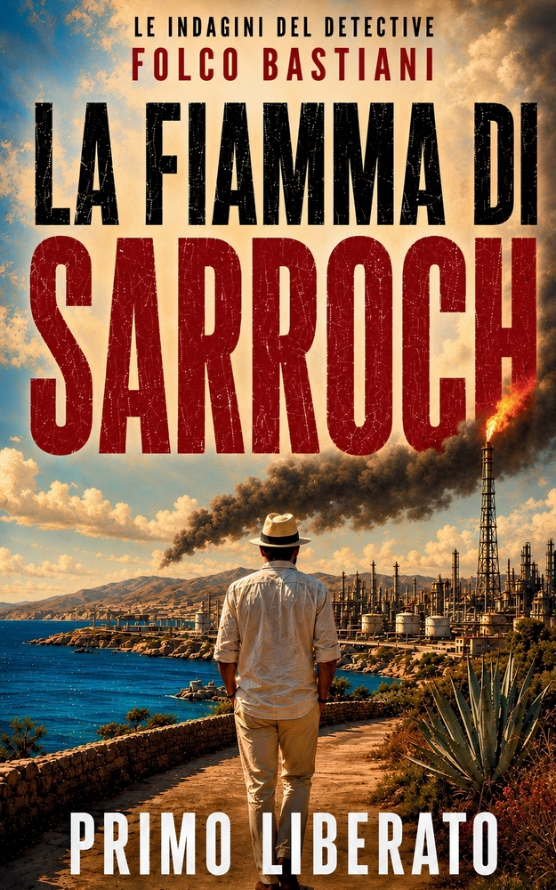 La fiamma di Sarroch: Un noir d'inchiesta nella Sardegna industriale cover