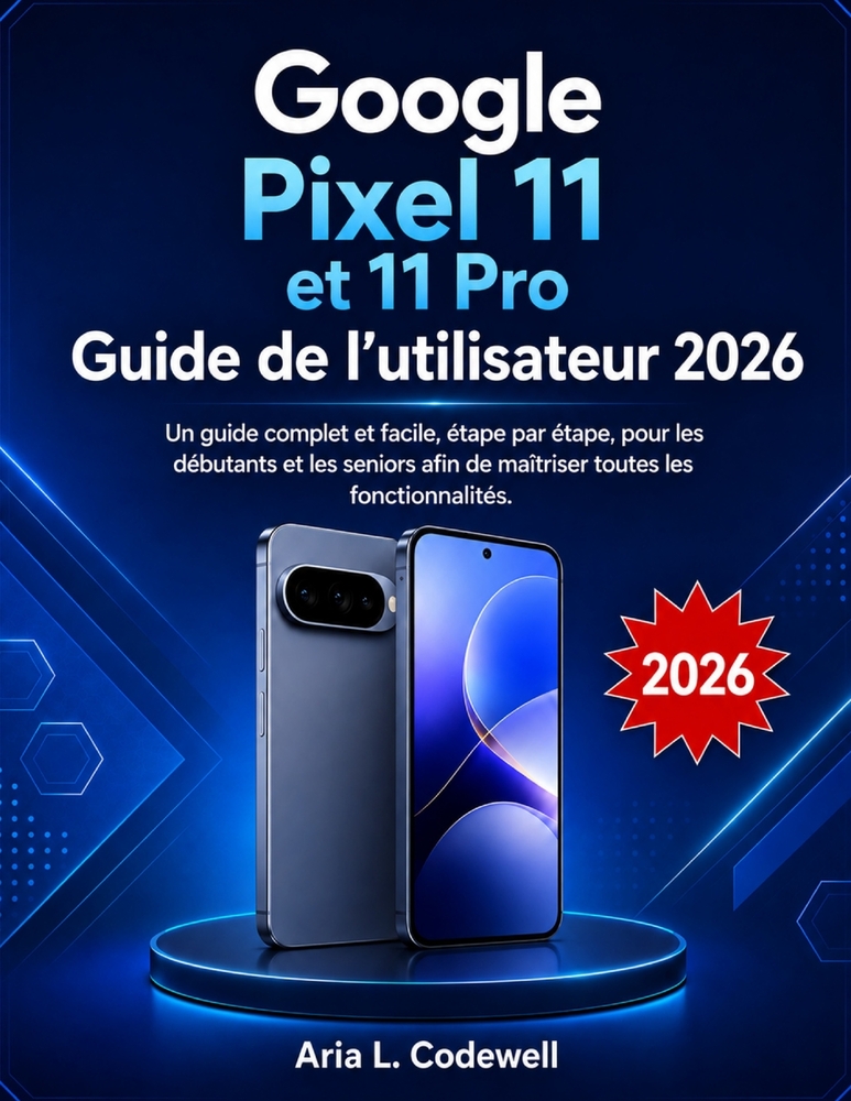Google Pixel 11 et 11 Pro Guide de l'utilisateur 2026: Un guide complet et facile, étape par étape, pour les débutants et les seniors afin de maîtrise cover