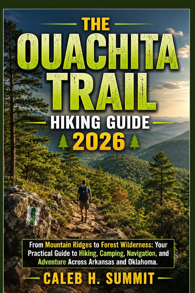 The Ouachita Trail Hiking Guide 2026: From Mountain Ridges to Forest Wilderness: Your Practical Guide to Hiking, Camping, Navigation, and Adventure Ac cover