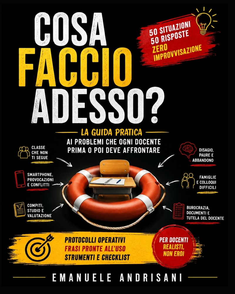 Cosa Faccio Adesso?: La guida pratica ai problemi che ogni docente prima o poi deve affrontare. Manuale operativo di vita scolastica reale cover