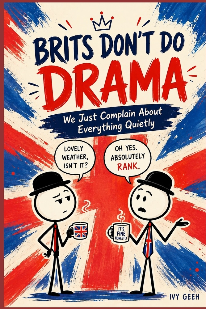 Brits Don't Do Drama: A Hilarious Guide to British Habits, Sayings and Everyday Frustrations cover