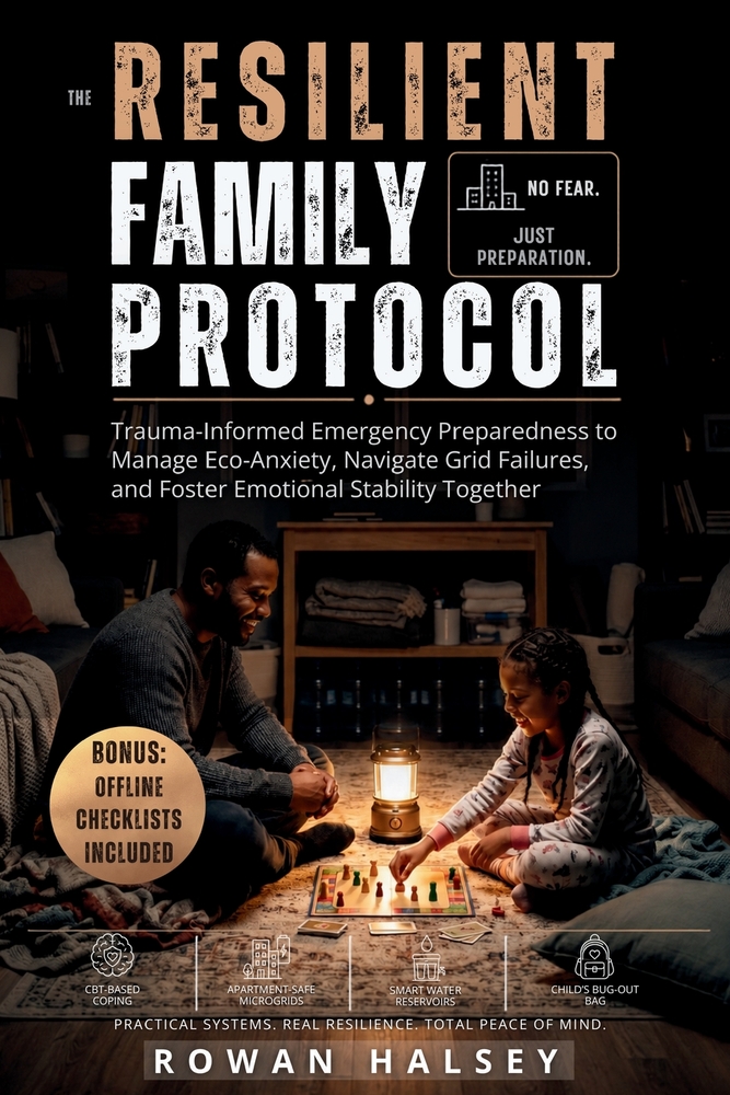 The Resilient Family Protocol: Trauma-Informed Emergency Preparedness to Manage Eco-Anxiety, Navigate Grid Failures, and Foster Emotional Stability To cover