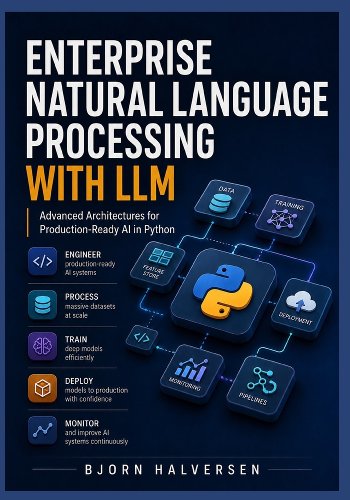 Enterprise Natural Language Processing with LLM: Advanced Architectures for Production-Ready AI in Python cover