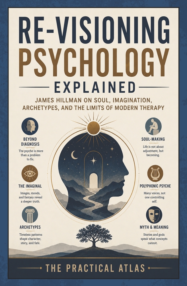 Re-Visioning Psychology Explained: James Hillman on Soul, Imagination, Archetypes, and the Limits of Modern Therapy cover