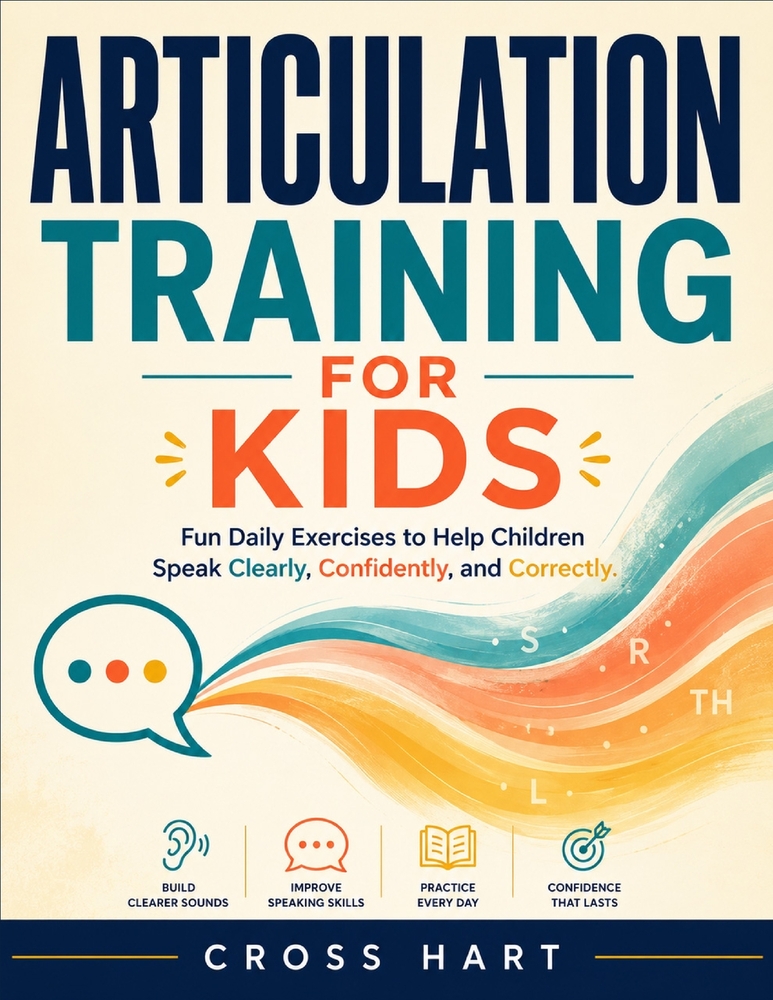 Articulation Training for Kids: Fun Daily Exercises to Help Children Speak Clearly, Confidently, and Correctly cover