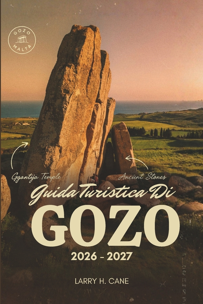 Guida turistica di Gozo 2026-2027: Scopri le spiagge di sabbia rossa, le grotte marine, i sentieri sulle scogliere, le attività da fare, dove alloggia cover